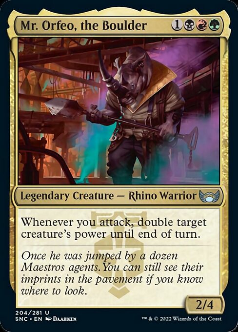 Mr. Orfeo, the Boulder [Foil]
