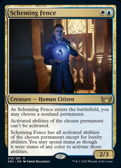 Scheming Fence [Foil]