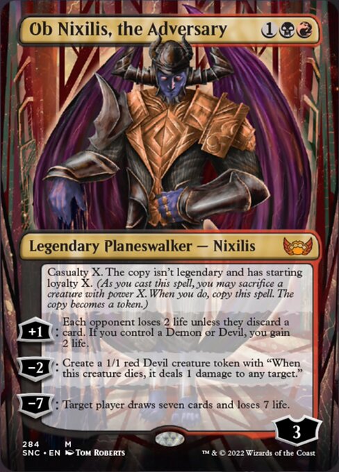 Ob Nixilis, the Adversary [Borderless]