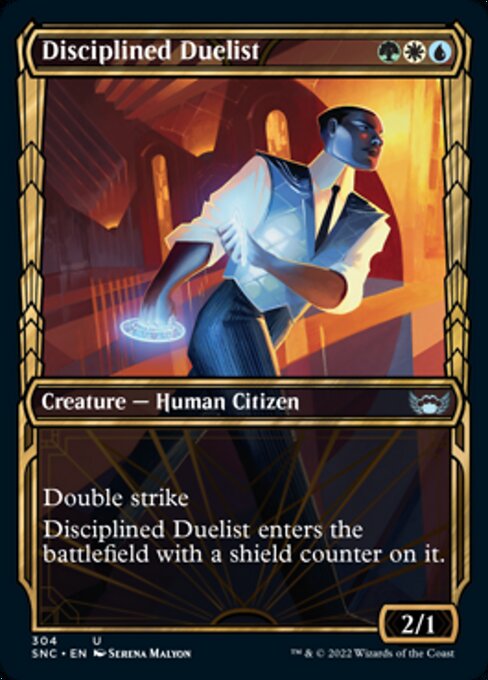 Disciplined Duelist [Showcase Foil]