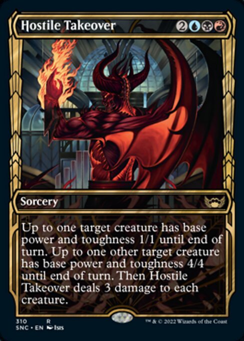 Hostile Takeover [Showcase Foil]