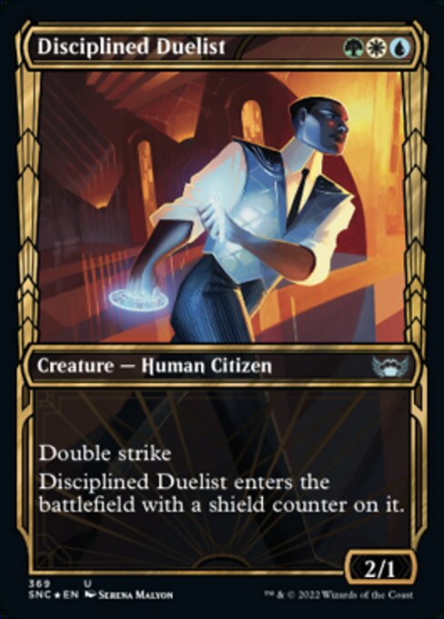 Disciplined Duelist [Showcase Foil]