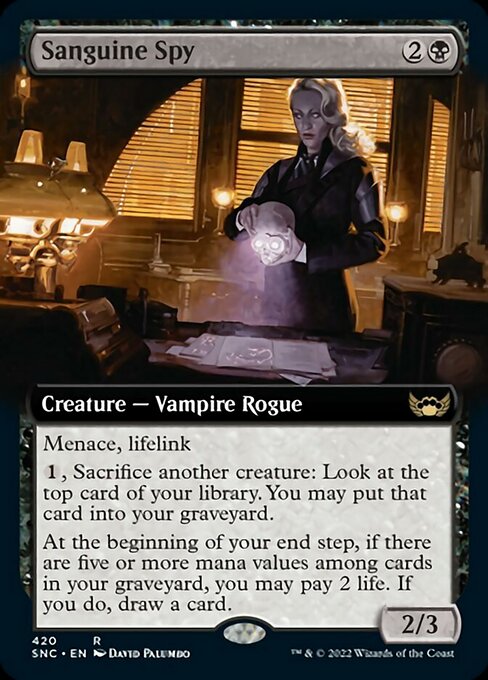 Sanguine Spy [Extended Artwork Foil]