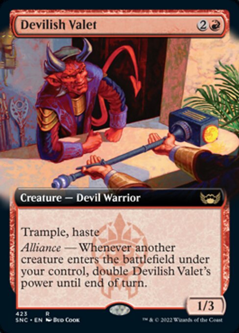 Devilish Valet [Extended Artwork Foil]