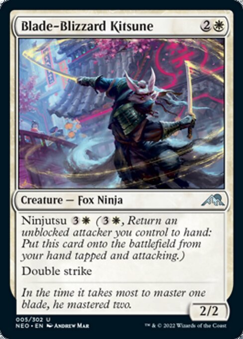 Blade-Blizzard Kitsune [Foil]