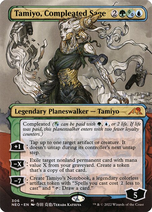 Tamiyo, Compleated Sage [Borderless Foil]
