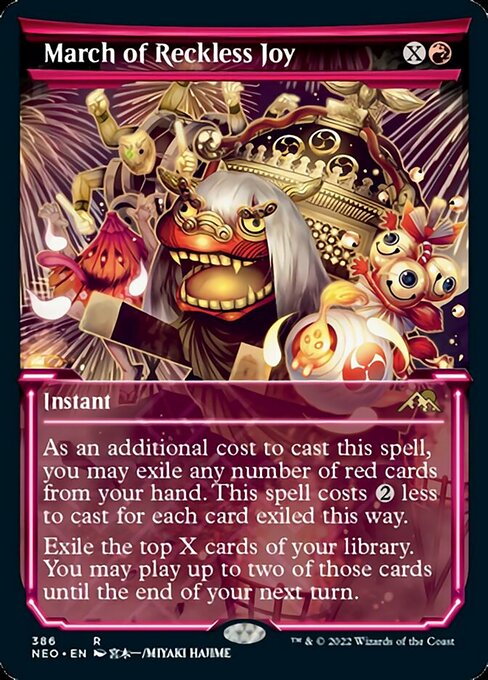 March of Reckless Joy [Showcase Foil]