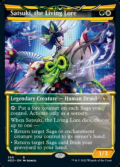 Satsuki, the Living Lore [Showcase Foil]