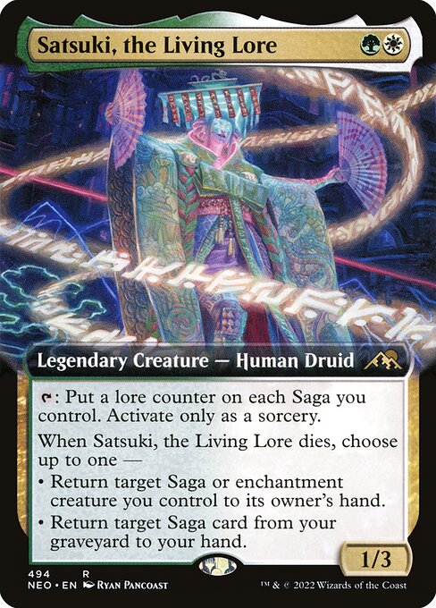 Satsuki, the Living Lore [Extended Artwork Foil]