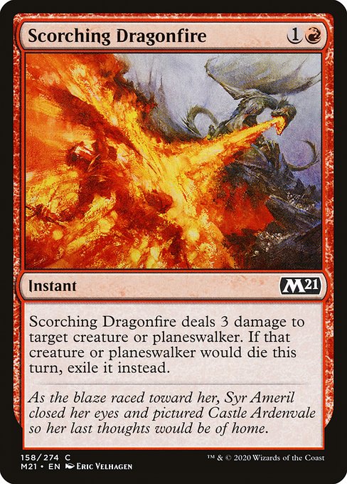 Scorching Dragonfire [Foil]