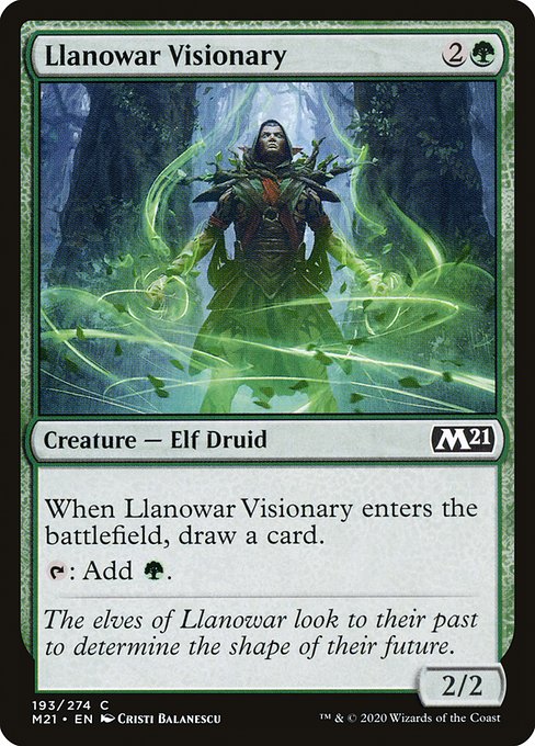 Llanowar Visionary [Foil]