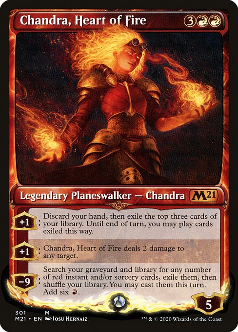 Chandra, Heart of Fire [Showcase Foil]