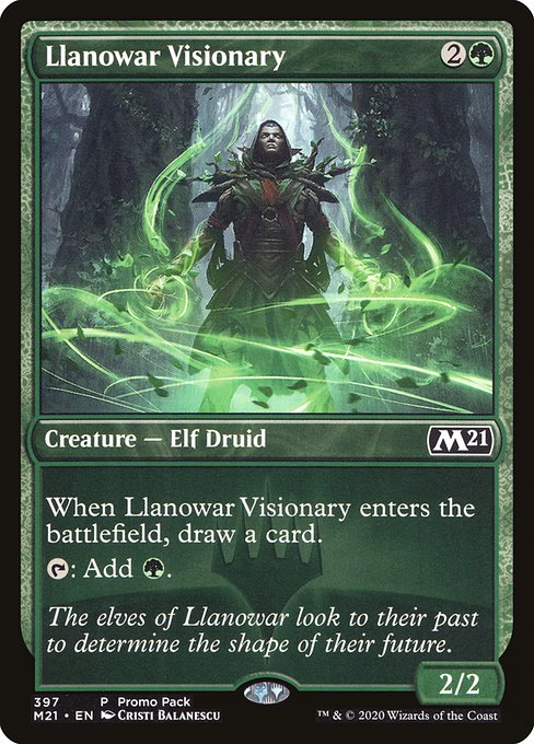 Llanowar Visionary [Promo]