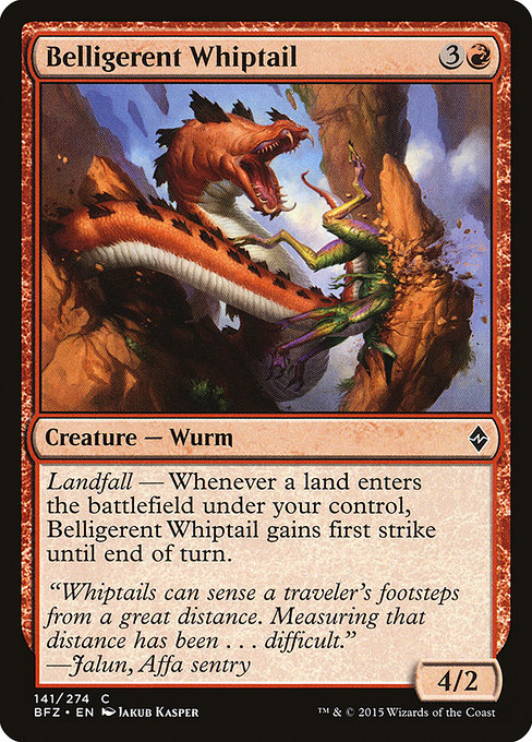 Belligerent Whiptail [Foil]
