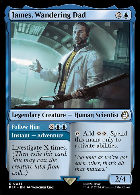 James, Wandering Dad // Follow Him [Foil]