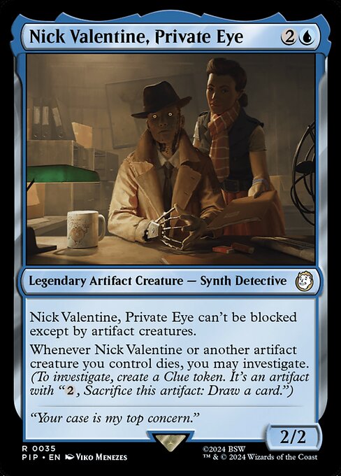 Nick Valentine, Private Eye [Foil]