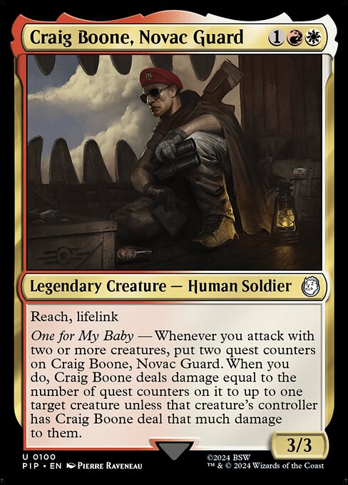 Craig Boone, Novac Guard [Foil]