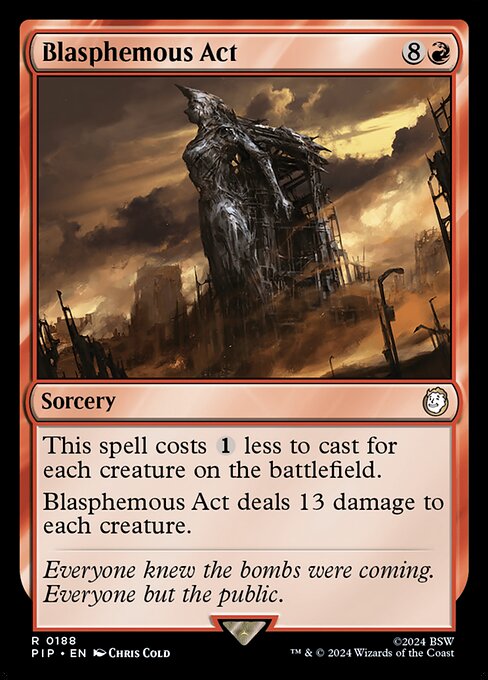 Blasphemous Act [Foil]