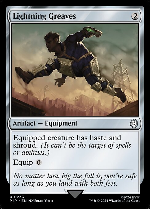 Lightning Greaves [Foil]