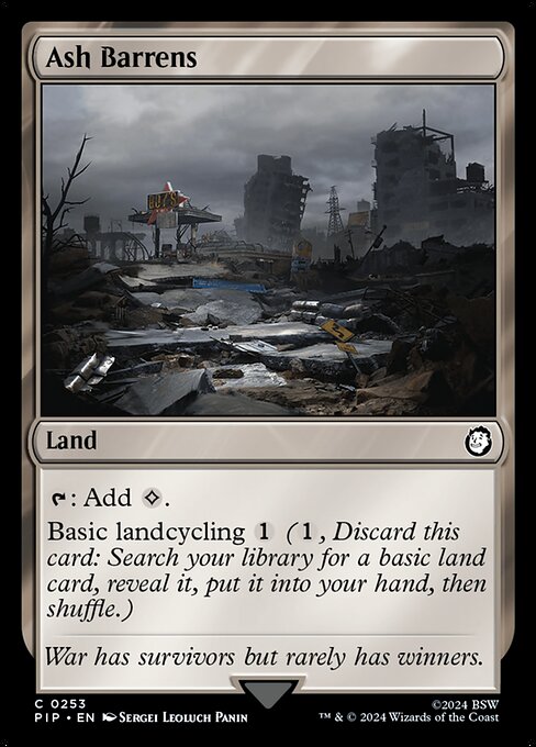 Ash Barrens [Foil]
