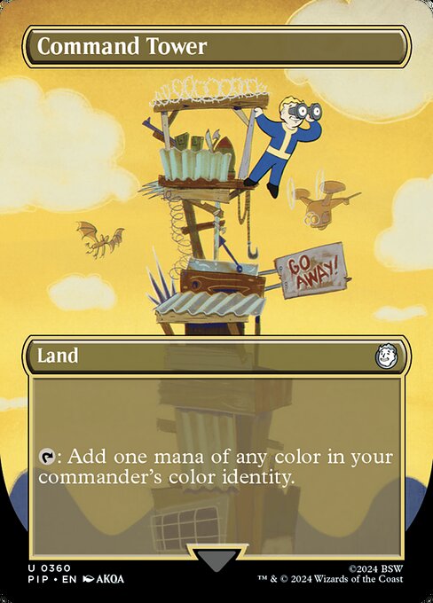 Command Tower [Borderless Foil]