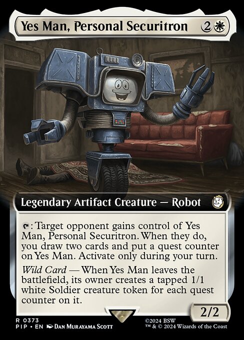 Yes Man, Personal Securitron [Extended Artwork Foil]