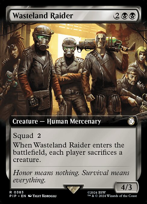 Wasteland Raider [Extended Artwork Foil]