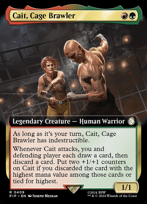 Cait, Cage Brawler [Extended Artwork Foil]