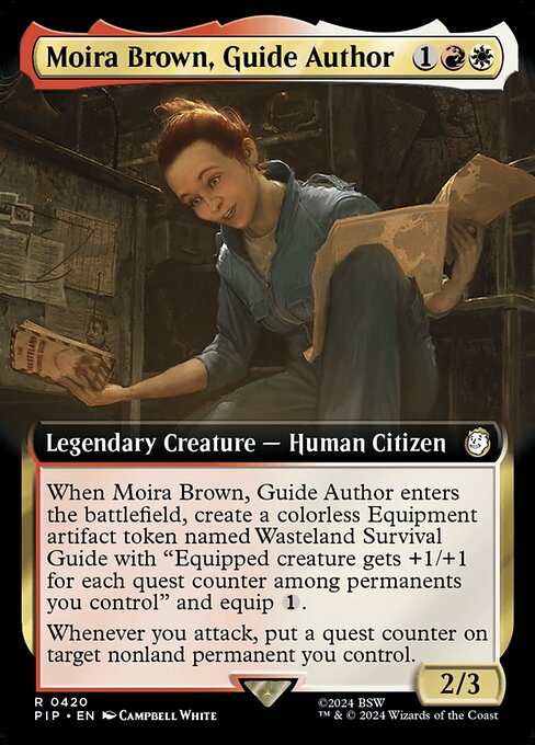 Moira Brown, Guide Author [Extended Artwork Foil]