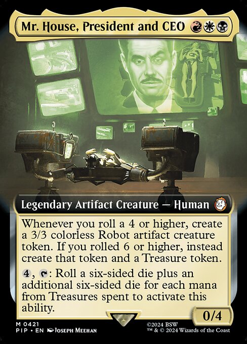 Mr. House, President and CEO [Extended Artwork Foil]