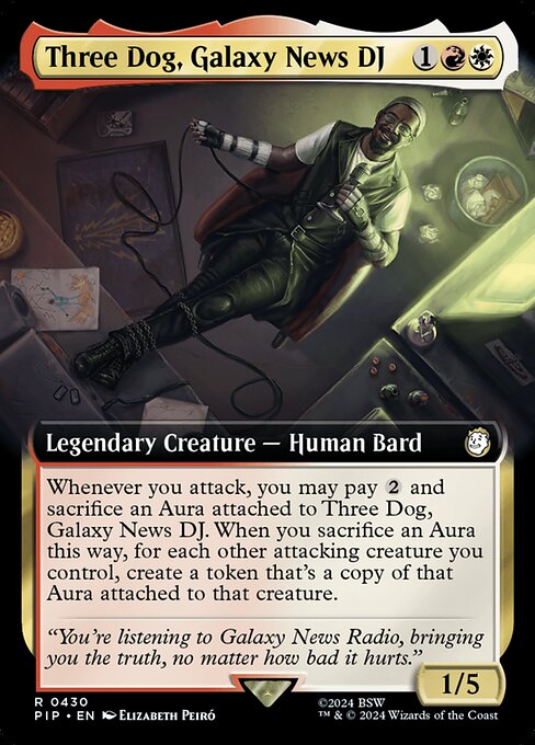 Three Dog, Galaxy News DJ [Extended Artwork Foil]