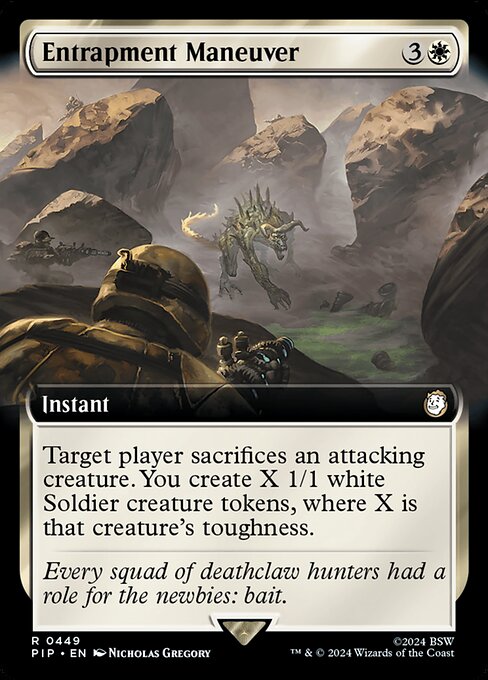 Entrapment Maneuver [Extended Artwork Foil]