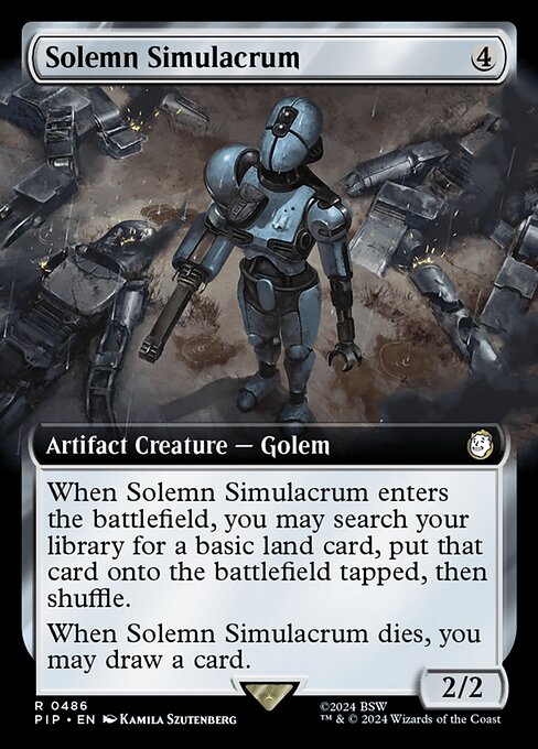 Solemn Simulacrum [Extended Artwork Foil]