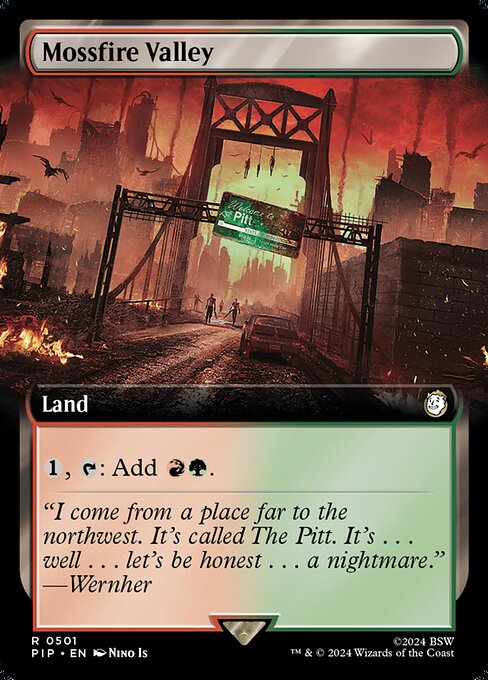 Mossfire Valley [Extended Artwork Foil]