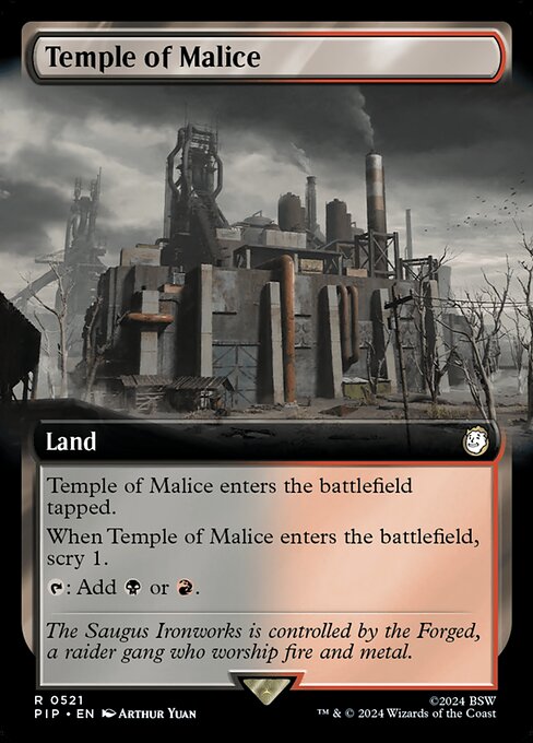 Temple of Malice [Extended Artwork Foil]