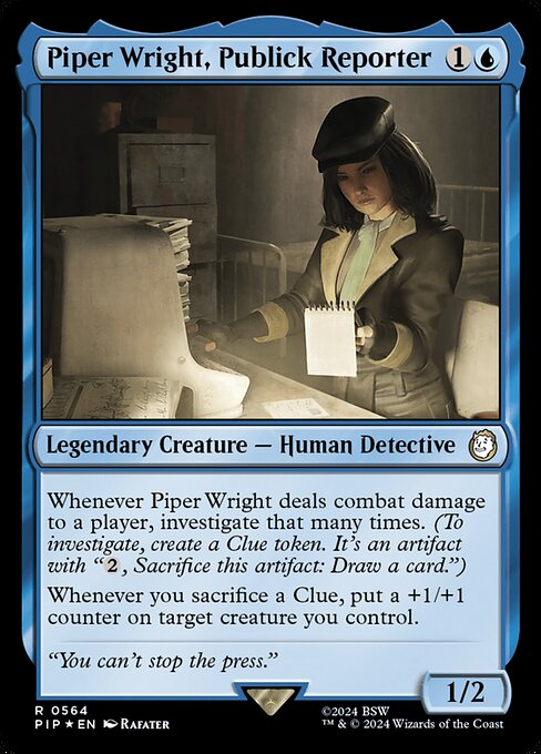 Piper Wright, Publick Reporter [Surge Foil]