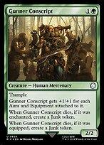 Gunner Conscript [Surge Foil]