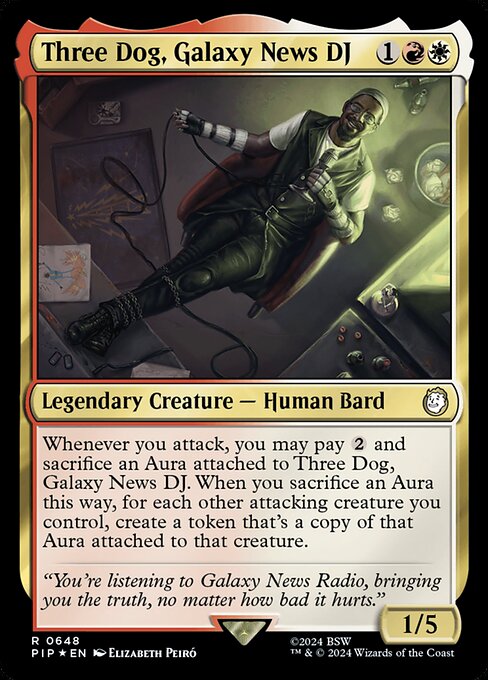 Three Dog, Galaxy News DJ [Surge Foil]