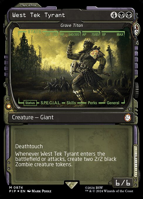 West Tek Tyrant (Grave Titan) [Surge Foil]