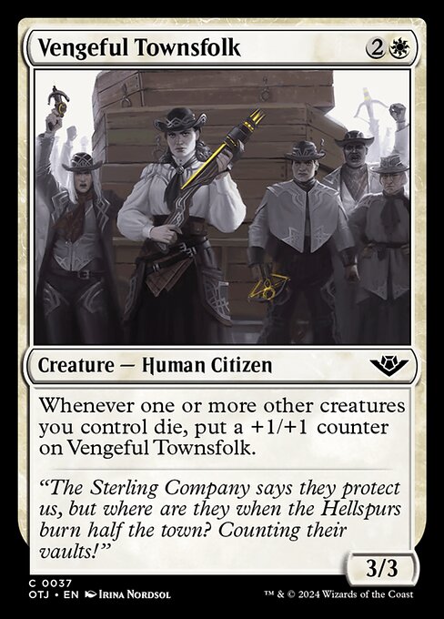 Vengeful Townsfolk [Foil]