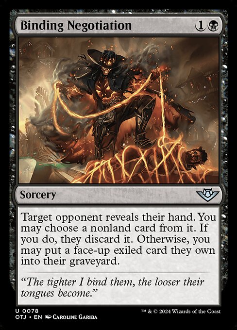 Binding Negotiation [Foil]