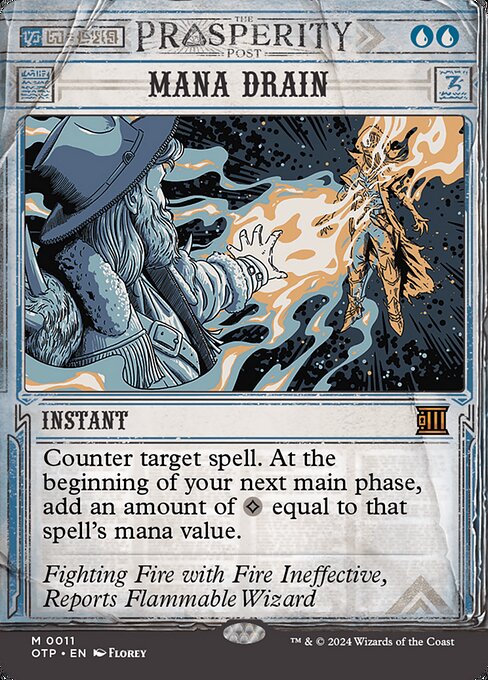 Mana Drain [Borderless Showcase Foil]