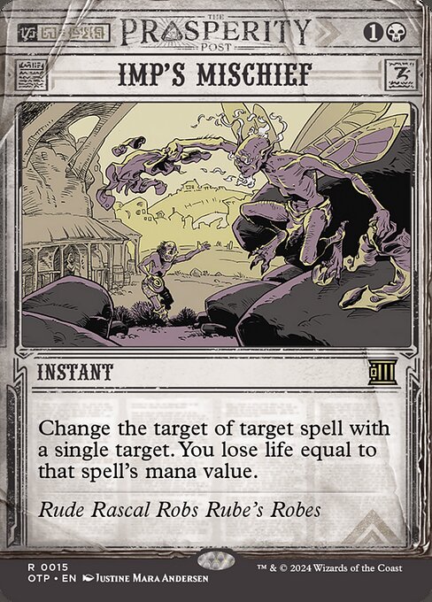 Imp's Mischief [Borderless Showcase Foil]