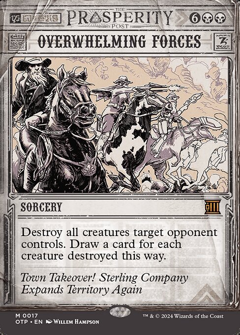 Overwhelming Forces [Borderless Showcase Foil]