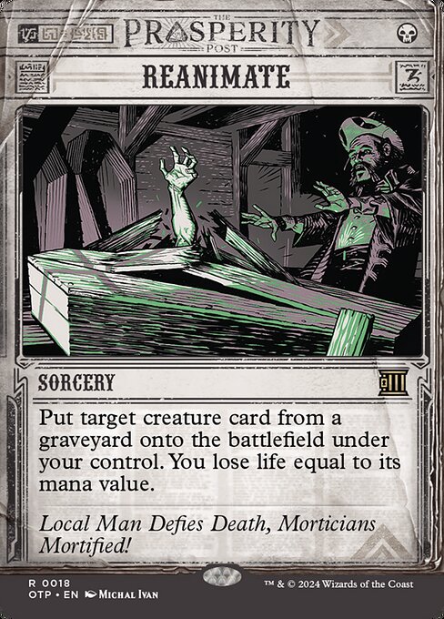 Reanimate [Borderless Showcase Foil]