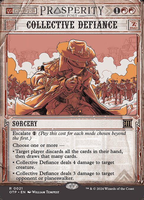 Collective Defiance [Borderless Showcase Foil]