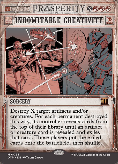 Indomitable Creativity [Borderless Showcase Foil]