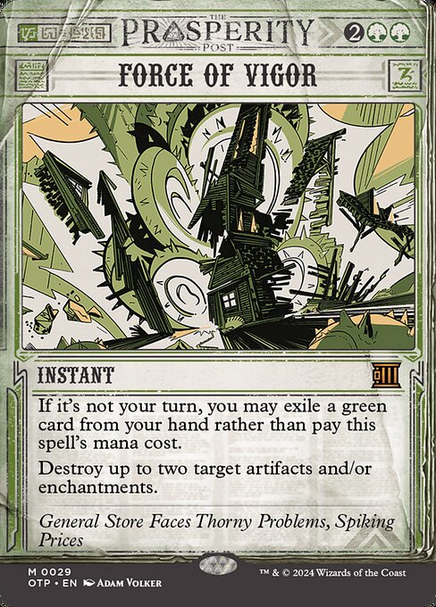 Force of Vigor [Borderless Showcase Foil]