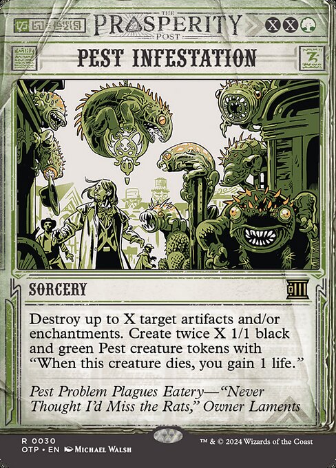 Pest Infestation [Borderless Showcase Foil]