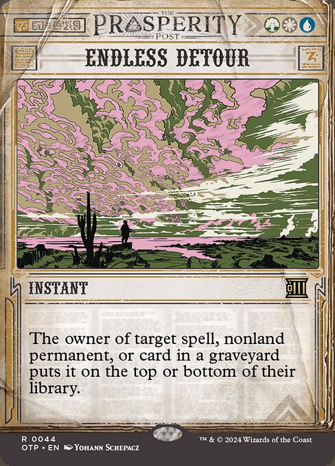 Endless Detour [Borderless Showcase Foil]